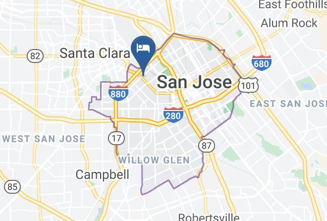 Santa Clara - Hotel Rose Garden Maps