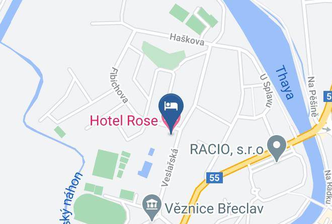 Breclav - Hotel Rose Maps