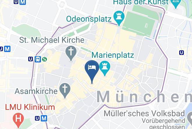 Munich District - Hotel Rose Maps