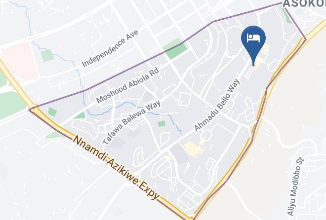 Abuja - Hotel Rosebud Maps