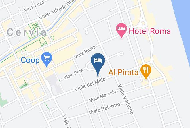 Ravenna - Hotel Rosenblatt Maps