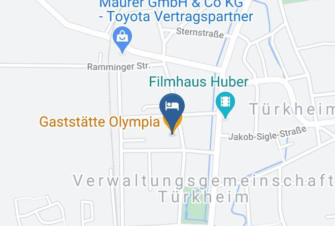 Hotel Rosenbrau Restaurant Olympia Map