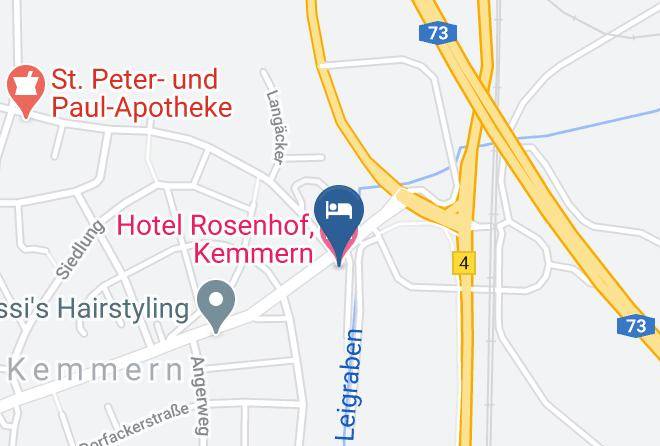Bamberg - Hotel Rosenhof Kemmern Maps