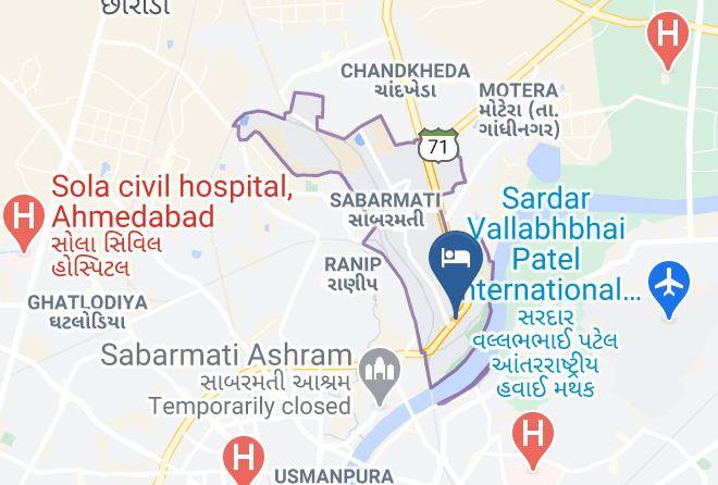 Ahmadabad - Hotel Roshni Maps