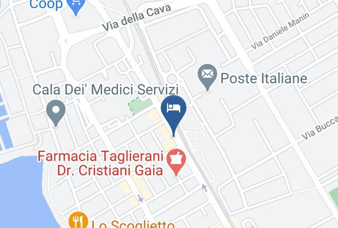 Leghorn - Hotel Rosignano Maps