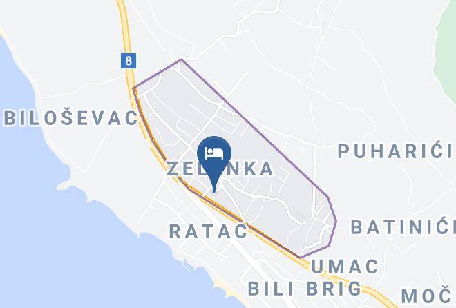 Makarska - Hotel Rosina Maps