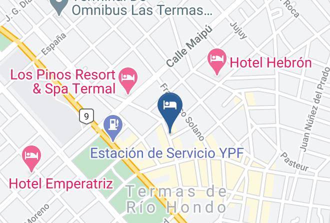 Rio Hondo - Hotel Rosita Maps