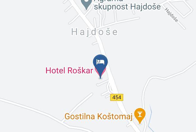 Zgornja Hajdina - Hotel Roskar Maps