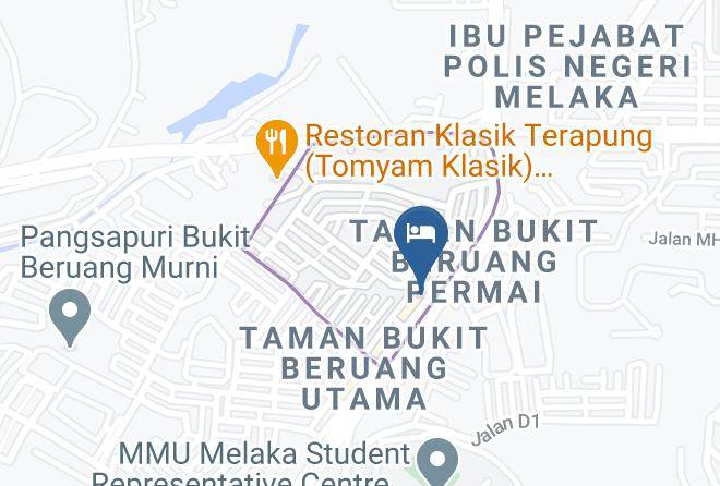 Melaka Tengah - Hotel Rosmerah Maps