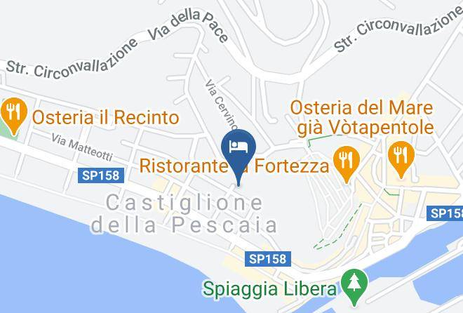 Grosseto - Albergo Rossella Maps