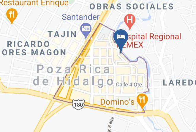 Poza Rica De Hidalgo - Hotel Rossi Maps