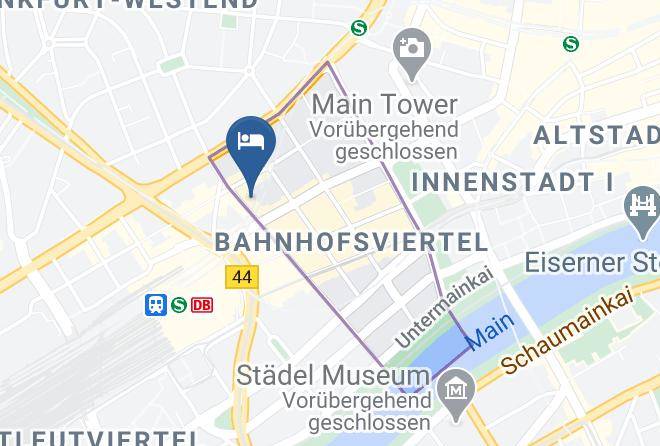 Frankfurt Am Main - Hotel Rossija Maps