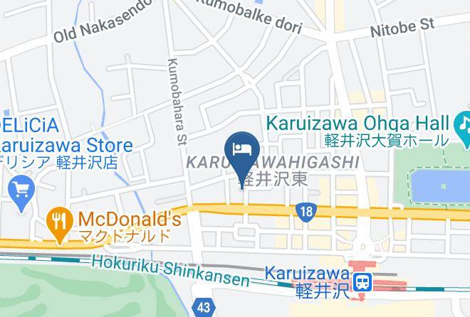 Karuizawa Townkitasaku District - Hotel Rosso Karuizawa Maps