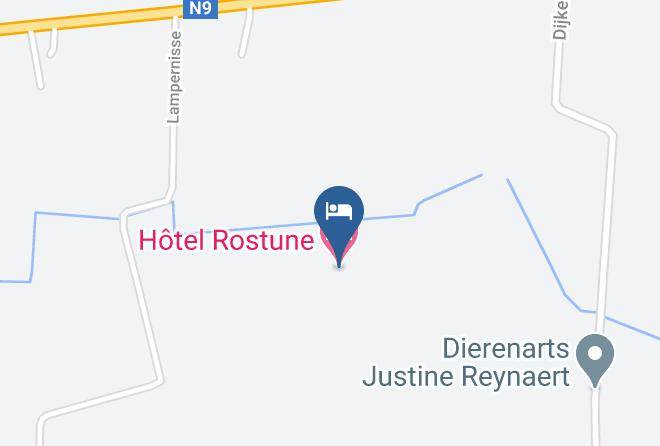 West Flanders - Hotel Rostune Maps