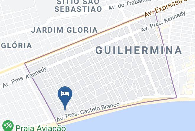 Praia Grande - Hotel Rota Do Sol Maps