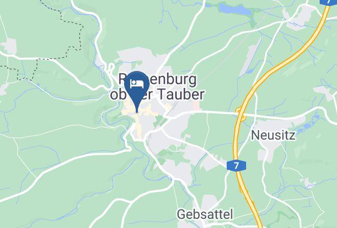 Ansbach - Hotel Roter Hahn Maps