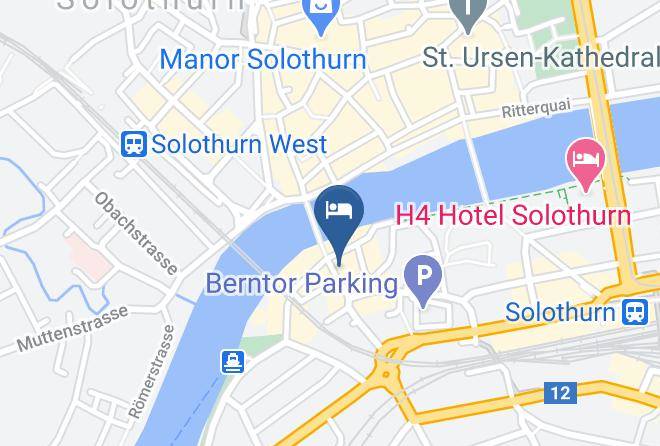 Solothurn - Hotel Roter Ochsen Maps