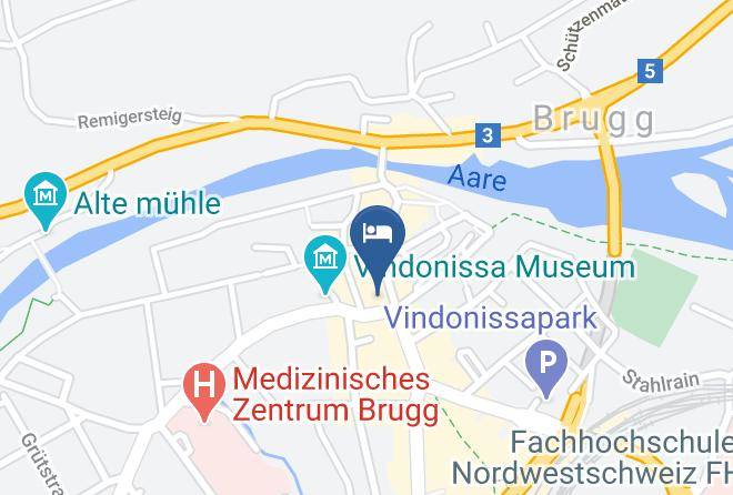Brugg - Hotel Rotes Haus Maps