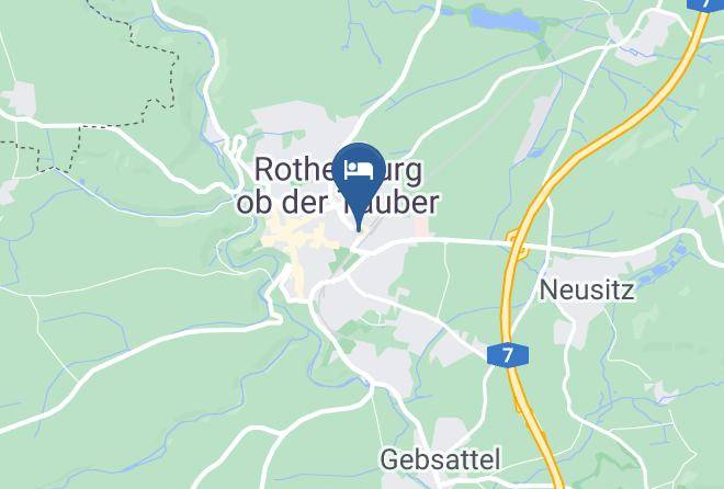 Ansbach - Hotel Rothenburger Hof Maps