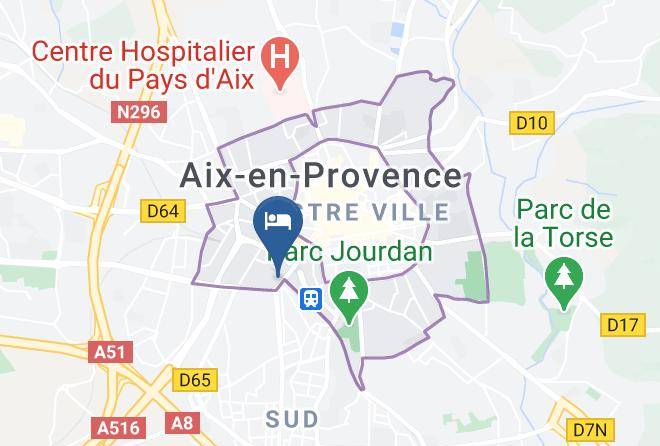 Bouches Du Rhone - Hotel Rotonde Maps