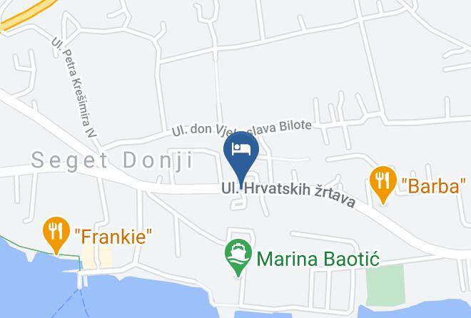 Donji Seget - Hotel Rotondo Maps