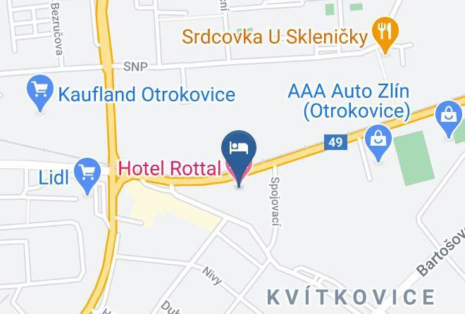 Otrokovice - Hotel Rottal Maps