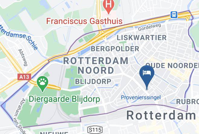 Hotel Rotterdam Map