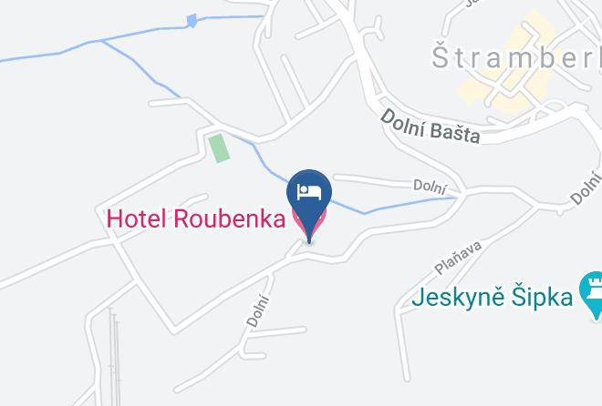 Hotel Roubenka Map