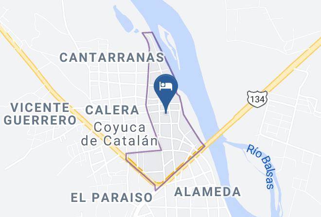 Coyuca De Catalan - Hotel Rousy's Maps