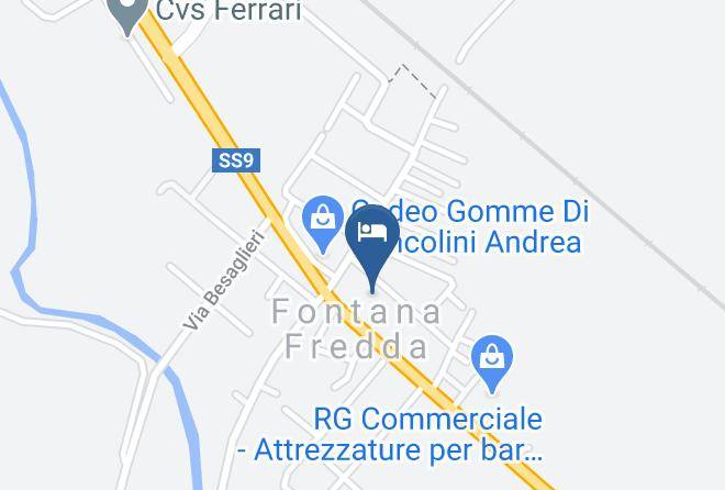 Piacenza - Hotel Route 9 Maps