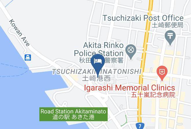 Akita City - Hotel Route Inn Akita Tsuchizaki Maps
