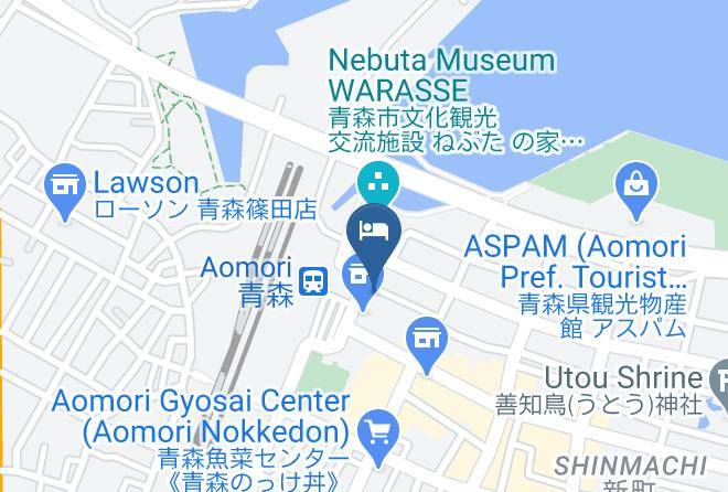 Aomori City - Hotel Route Inn Aomori Ekimae Maps