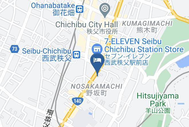 Chichibu City - Hotel Route Inn Chichibu Maps