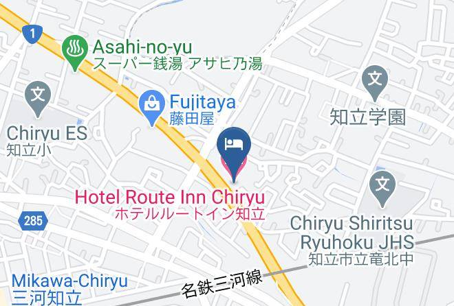 Hotel Route Inn Chiryu Map