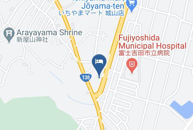 Fujiyoshida City - Hotel Route Inn Court Fujiyoshida Maps