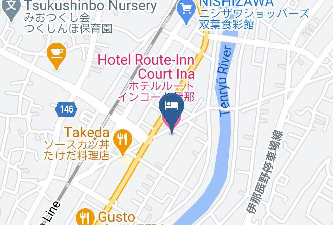 Ina City - Hotel Route Inn Court Ina Maps