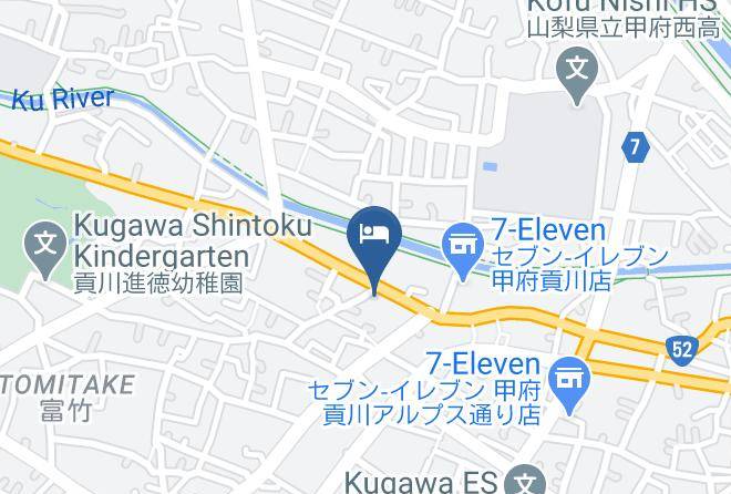Kofu City - Hotel Route Inn Court Kofu Maps