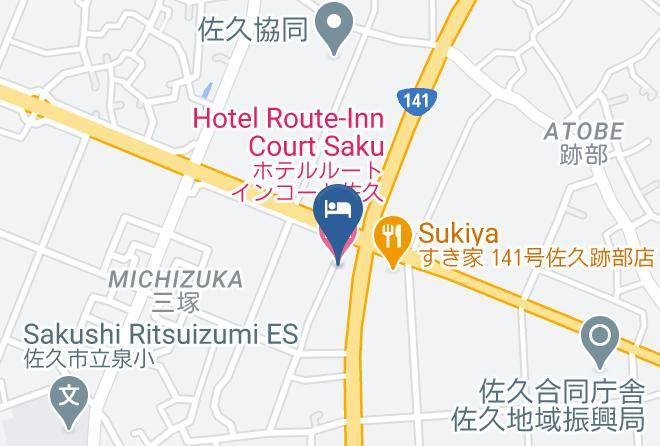 Saku City - Hotel Route Inn Court Saku Maps
