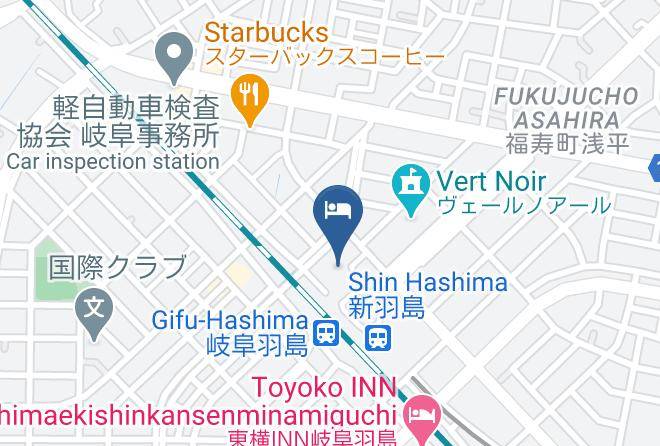 Hashima City - Hotel Route Inn Gifu Hashima Ekimae Maps