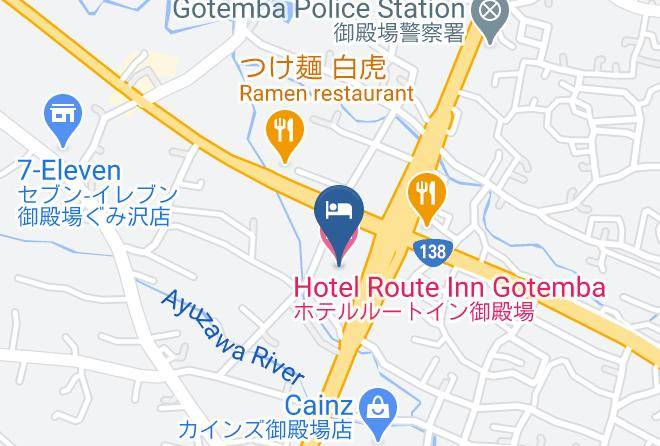 Gotemba City - Hotel Route Inn Gotemba Maps