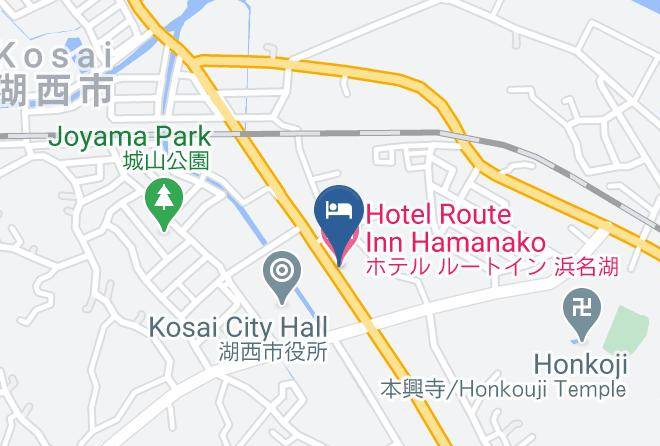 Kosai City - Hotel Route Inn Hamanako Maps