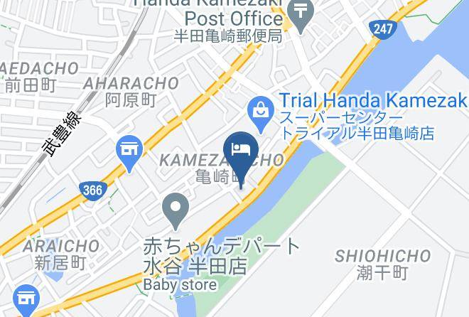 Handa City - Hotel Route Inn Handa Kamezaki Maps