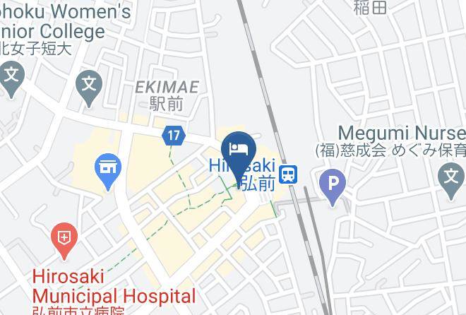 Hirosaki City - Hotel Route Inn Hirosaki Ekimae Maps