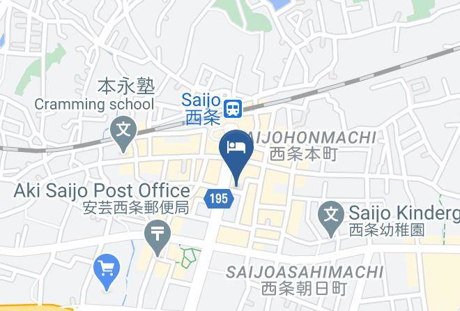 Higashihiroshima City - Hotel Route Inn Maps