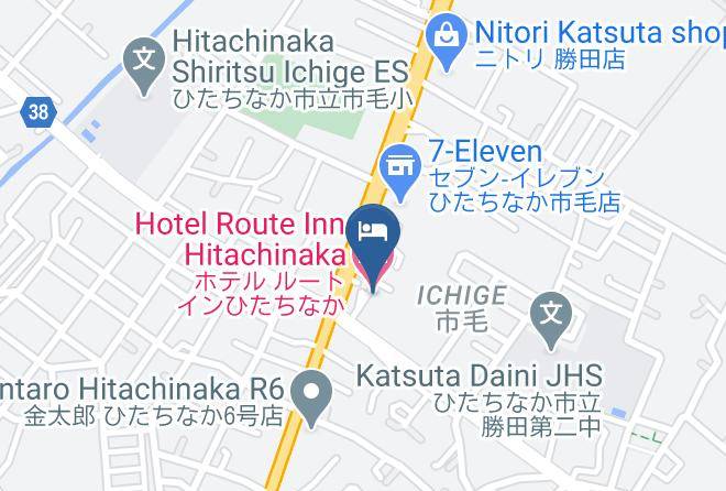 Hitachinaka City - Hotel Route Inn Hitachinaka Maps