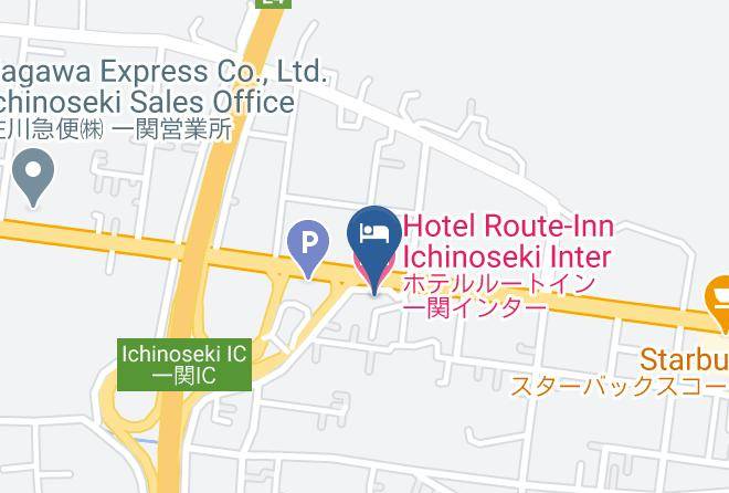 Ichinoseki City - Hotel Route Inn Ichinoseki Inter Maps