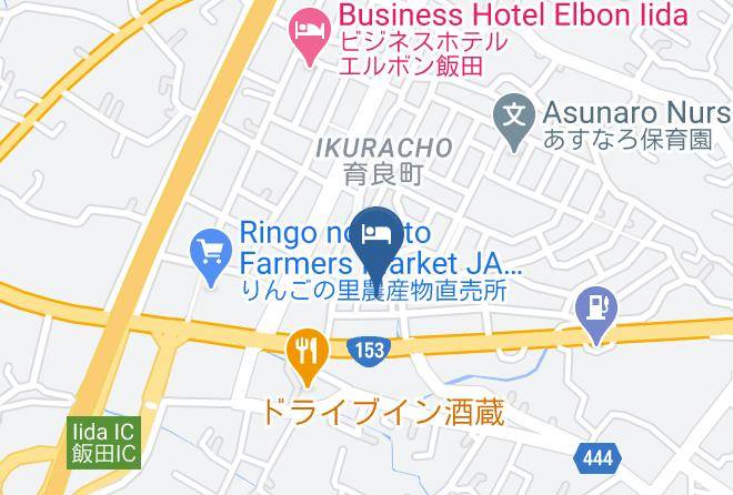 Iida City - Hotel Route Inn Iida Maps