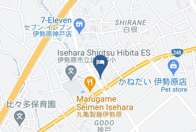 Isehara City - Hotel Route Inn Isehara Maps