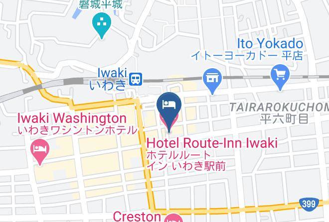 Iwaki City - Hotel Route Inn Iwaki Maps