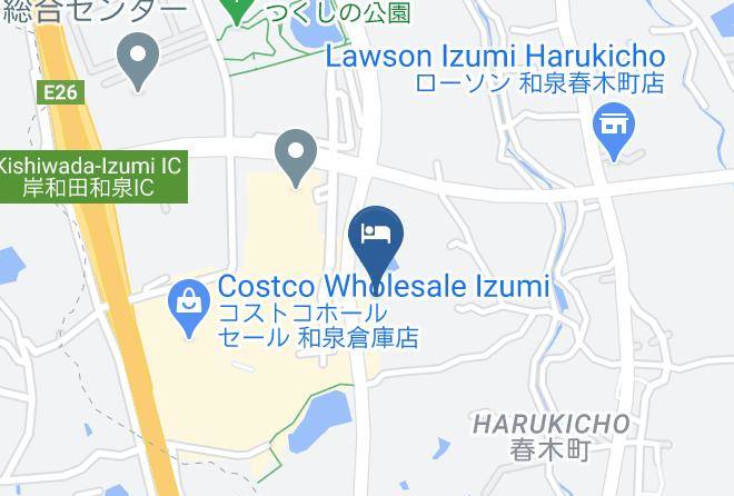 Hotel Route Inn Izumi Map